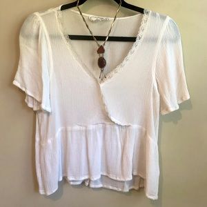 Breezy Bohemian V-Neck Wrap Top